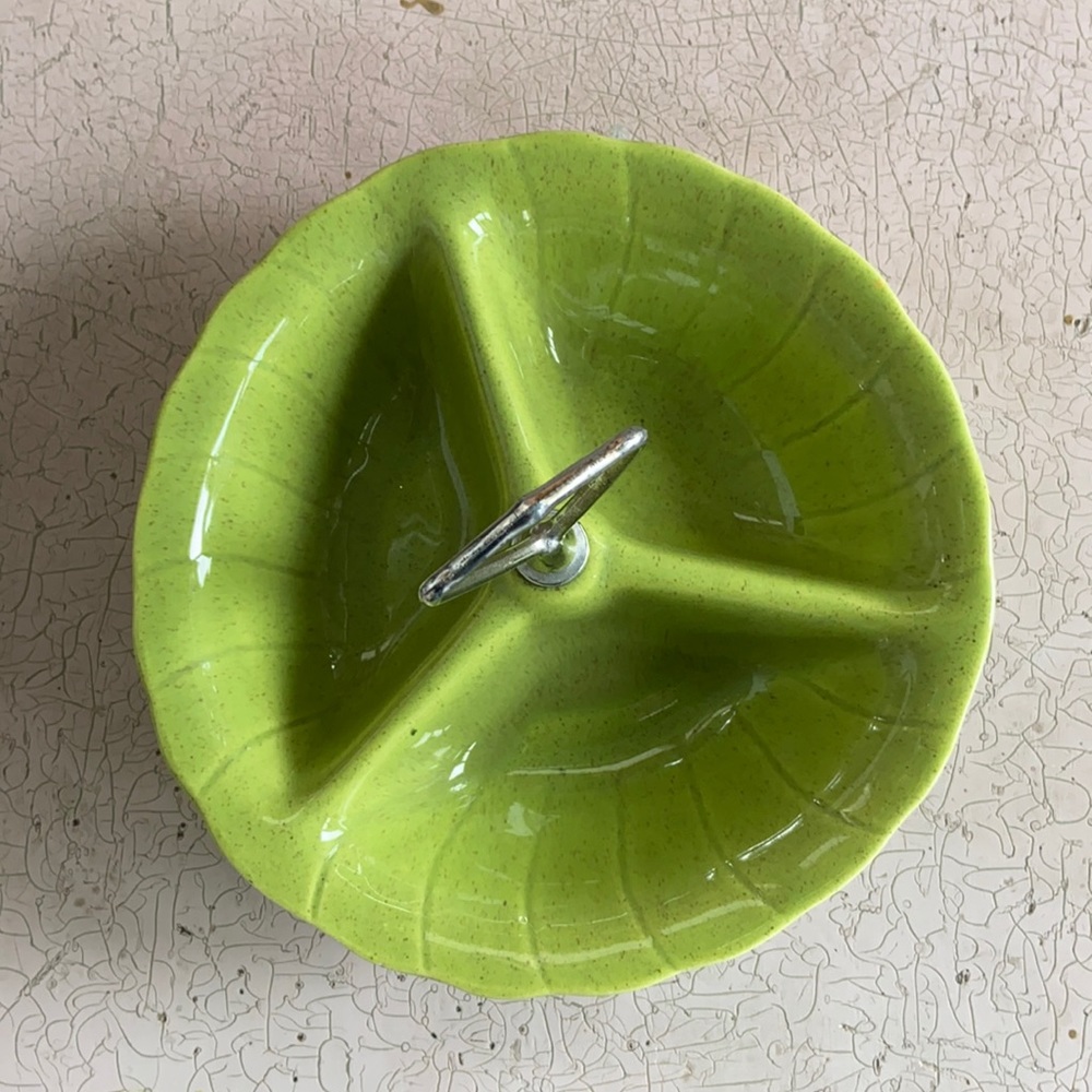 Serving Dish with 3 Divided Sections